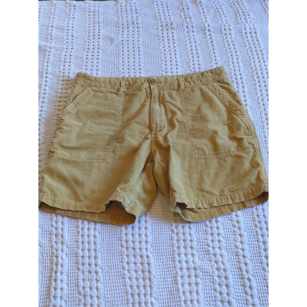 Taylor Stitch The Trail Shorts Corduroy Size 34 Yellow Waist 35" Inseam 8"